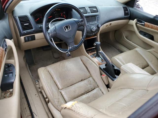 1HGCM82635A012986 - 2005 HONDA ACCORD EX RED photo 8