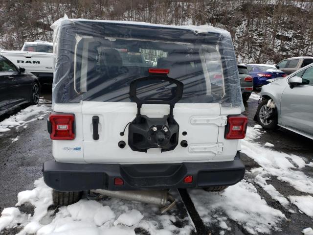 1C4JJXP68MW754321 - 2021 JEEP WRANGLER U SAHARA 4XE WHITE photo 6