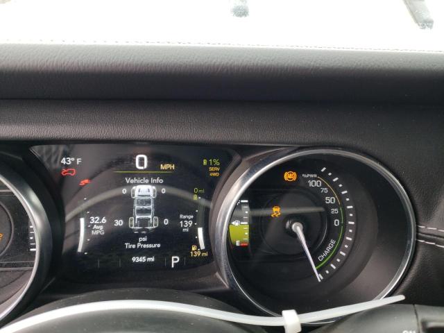 1C4JJXP68MW754321 - 2021 JEEP WRANGLER U SAHARA 4XE WHITE photo 9