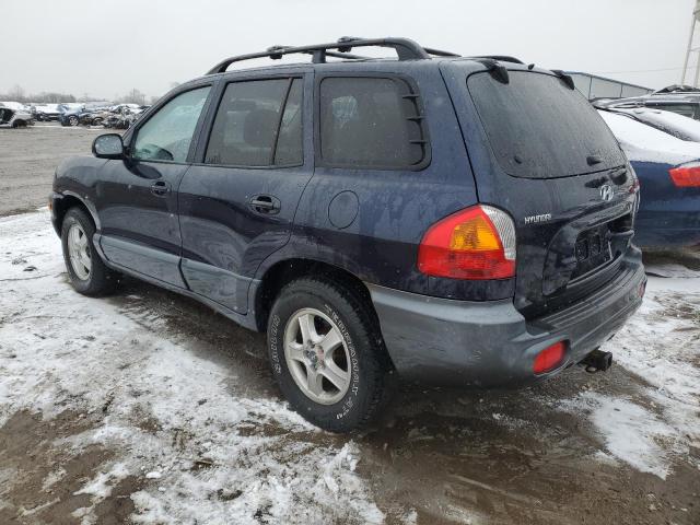 KM8SB12B04U643238 - 2004 HYUNDAI SANTA FE GL BLUE photo 2