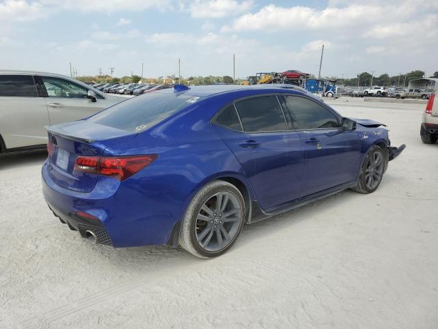 19UUB2F68KA009577 - 2019 ACURA TLX TECHNOLOGY BLUE photo 3