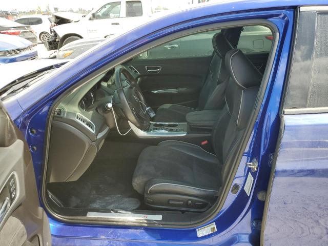 19UUB2F68KA009577 - 2019 ACURA TLX TECHNOLOGY BLUE photo 7