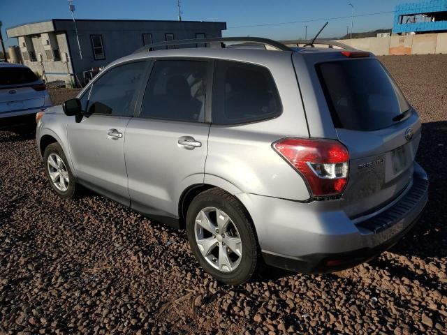 JF2SJABC2FH457889 - 2015 SUBARU FORESTER 2.5I SILVER photo 2