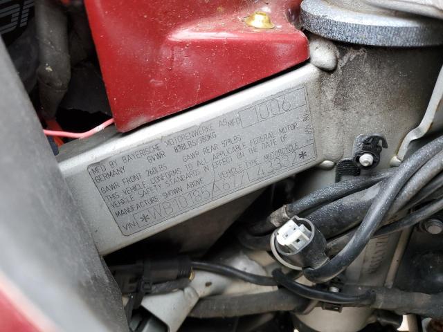 WB10185A67ZL43332 - 2007 BMW F650 GS MAROON photo 8