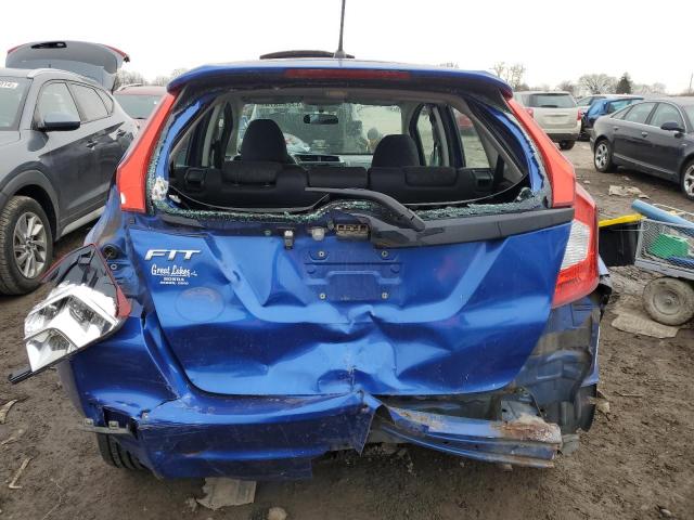 3HGGK5H50FM749037 - 2015 HONDA FIT LX BLUE photo 6