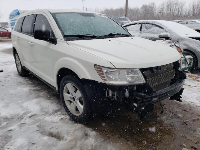 3C4PDCAB9DT501210 - 2013 DODGE JOURNEY SE WHITE photo 4