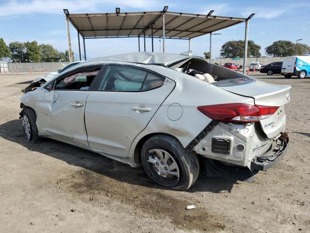 KMHD74LF2HU303981 - 2017 HYUNDAI ELANTRA SE SILVER photo 2