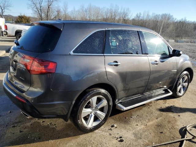 2HNYD2H64BH546658 - 2011 ACURA MDX TECHNOLOGY GRAY photo 3