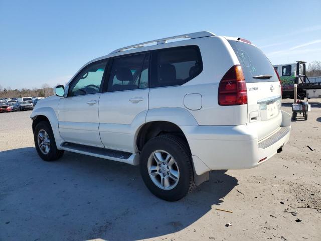 JTJBT20X260100325 - 2006 LEXUS GX 470 WHITE photo 2