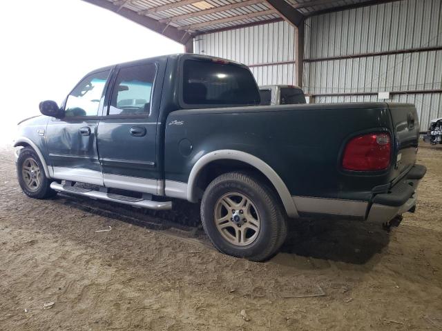 1FTRW07692KE36434 - 2002 FORD F150 SUPERCREW GREEN photo 2