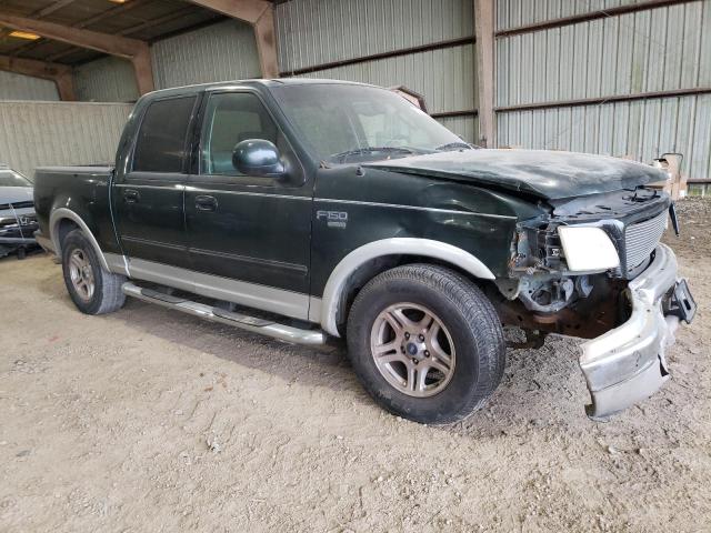 1FTRW07692KE36434 - 2002 FORD F150 SUPERCREW GREEN photo 4