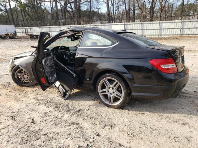 WDDGJ5HB0EG174556 - 2014 MERCEDES-BENZ C 350 BLACK photo 2