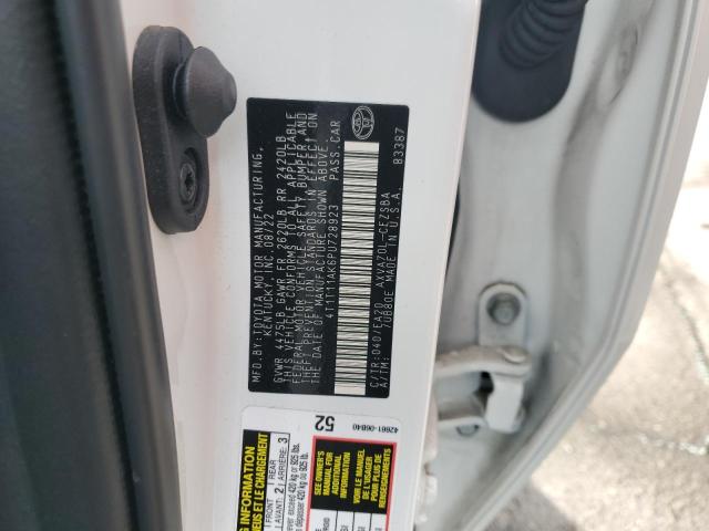 4T1T11AK6PU728923 - 2023 TOYOTA CAMRY SE NIGHT SHADE WHITE photo 13