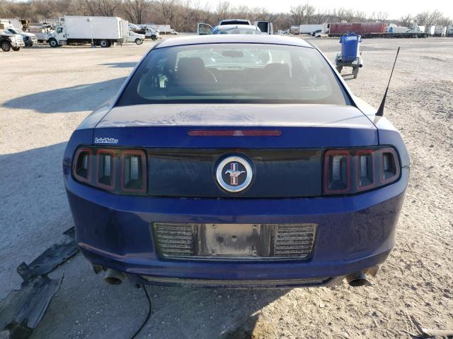 1ZVBP8AM2E5278104 - 2014 FORD MUSTANG BLUE photo 6