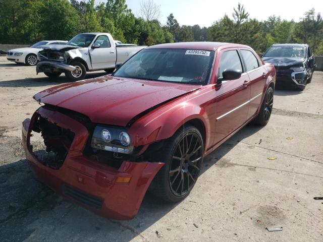 2C3KA43D89H514476 - 2009 CHRYSLER 300 LX MAROON photo 2