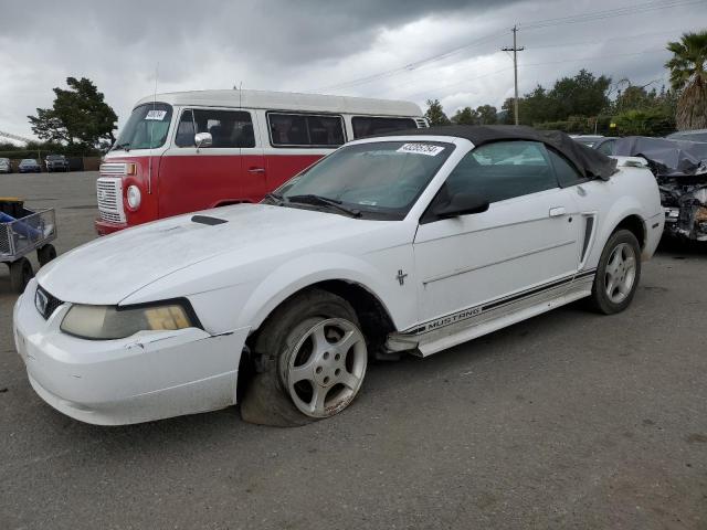 1FAFP44421F174831 - 2001 FORD MUSTANG WHITE photo 1