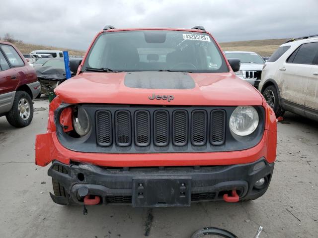 ZACCJBCT0GPD19835 - 2016 JEEP RENEGADE TRAILHAWK RED photo 5