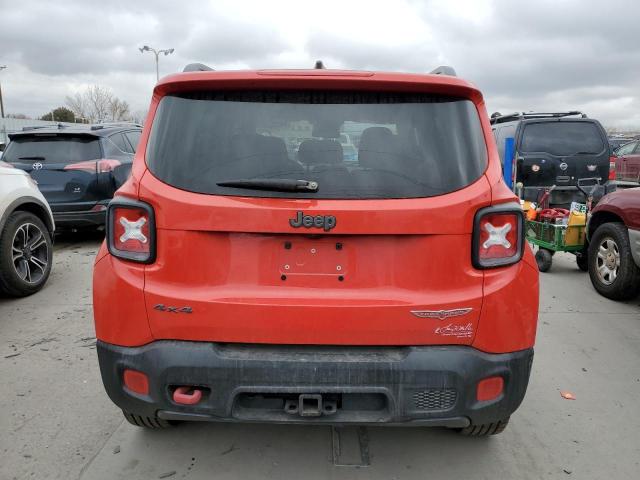 ZACCJBCT0GPD19835 - 2016 JEEP RENEGADE TRAILHAWK RED photo 6