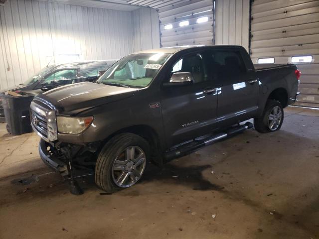 5TFDW58129X091190 - 2009 TOYOTA TUNDRA CREWMAX LIMITED GRAY photo 1