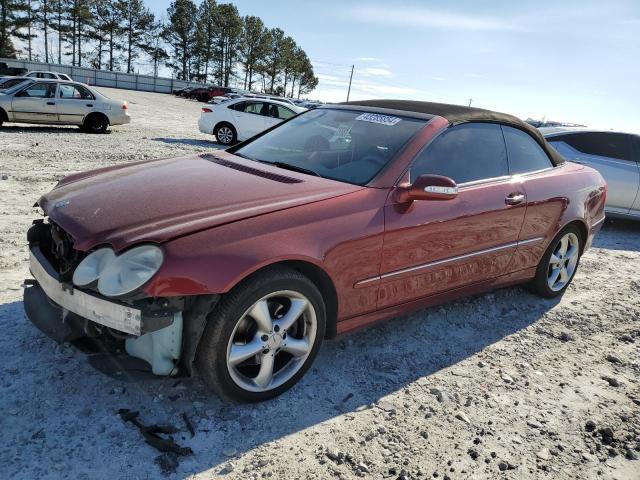 WDBTK65J35F161375 - 2005 MERCEDES-BENZ CLK 320 RED photo 1