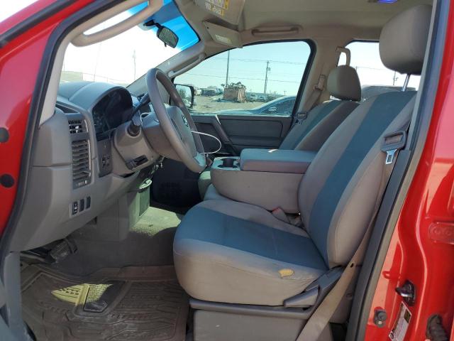 1N6AA07A27N227605 - 2007 NISSAN TITAN XE RED photo 7