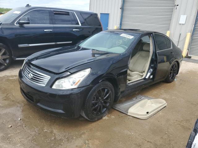 JNKBV61E18M224209 - 2008 INFINITI G35 BLACK photo 1