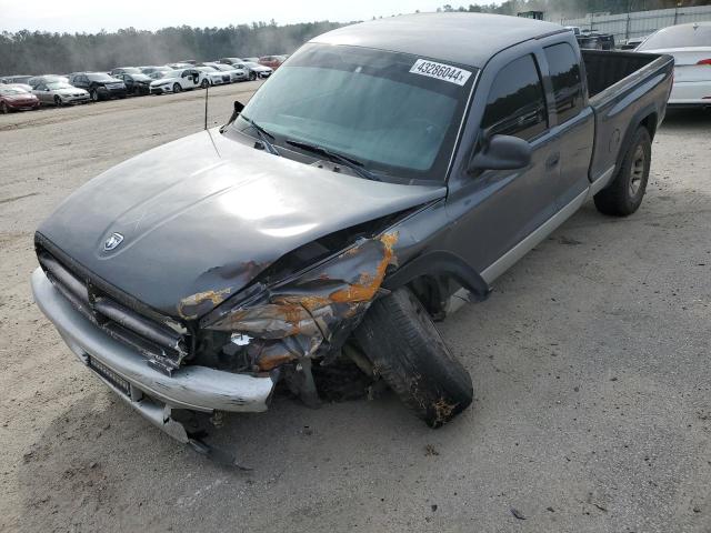 1D7HG42N63S267463 - 2003 DODGE DAKOTA SLT GRAY photo 1