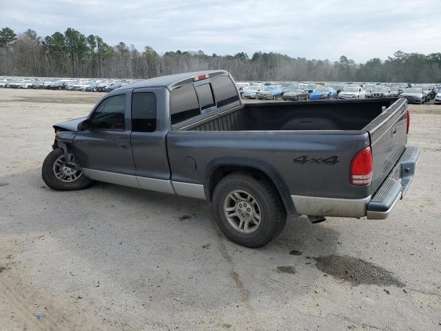 1D7HG42N63S267463 - 2003 DODGE DAKOTA SLT GRAY photo 2