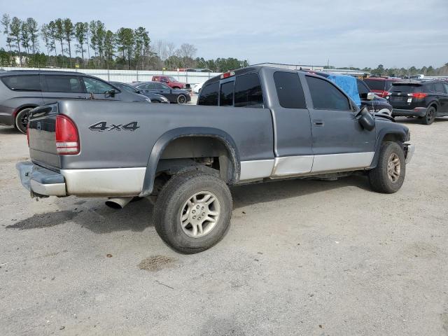 1D7HG42N63S267463 - 2003 DODGE DAKOTA SLT GRAY photo 3