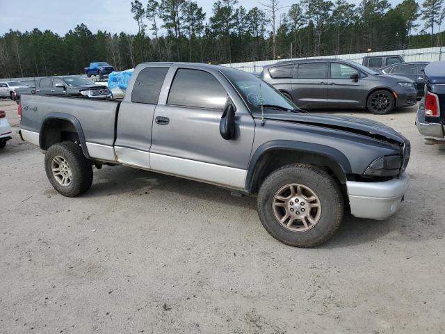 1D7HG42N63S267463 - 2003 DODGE DAKOTA SLT GRAY photo 4