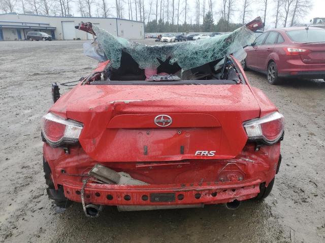 JF1ZNAA14F9709255 - 2015 TOYOTA SCION FR-S RED photo 6