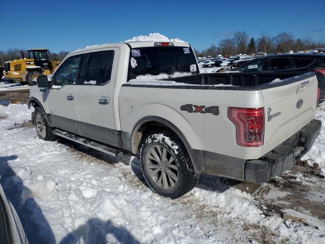 1FTEW1EP9GFB90226 - 2016 FORD F150 SUPERCREW WHITE photo 2