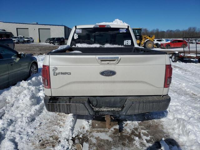 1FTEW1EP9GFB90226 - 2016 FORD F150 SUPERCREW WHITE photo 6