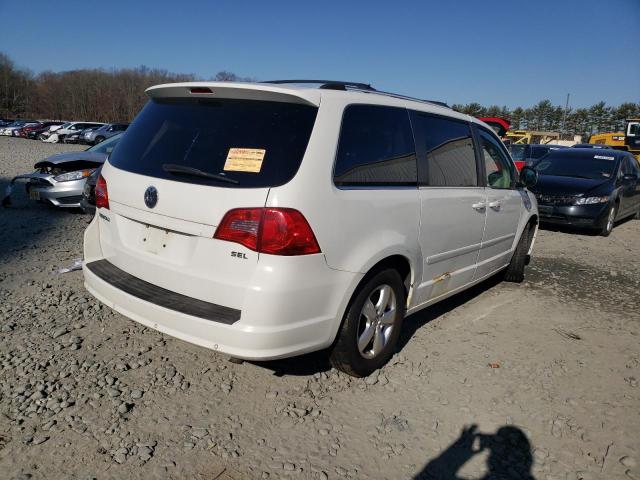 2V8HW64X39R515027 - 2009 VOLKSWAGEN ROUTAN SEL PREMIUM WHITE photo 3