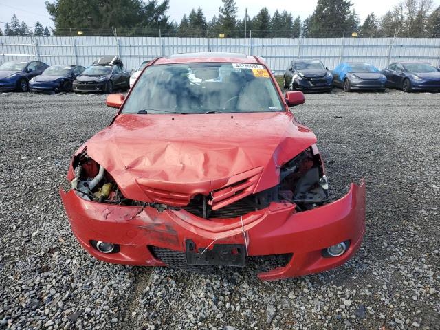 JM1BK343351240170 - 2005 MAZDA 3 HATCHBACK BURGUNDY photo 5