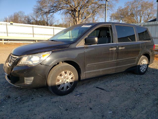 2V4RW4DG0BR695518 - 2011 VOLKSWAGEN ROUTAN S BLACK photo 1
