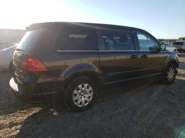 2V4RW4DG0BR695518 - 2011 VOLKSWAGEN ROUTAN S BLACK photo 3