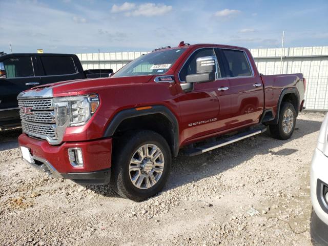 1GT49REY1LF129327 - 2020 GMC SIERRA K2500 DENALI MAROON photo 1