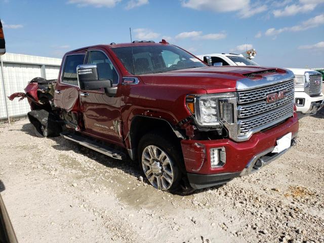 1GT49REY1LF129327 - 2020 GMC SIERRA K2500 DENALI MAROON photo 4