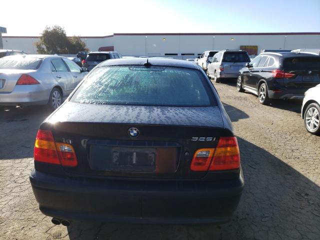 WBAAZ33434KP87480 - 2004 BMW 325 IS SULEV BLACK photo 6