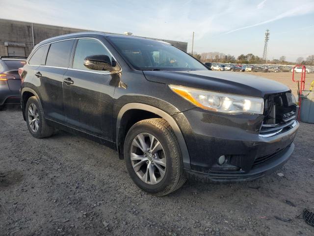 5TDJKRFH8FS134633 - 2015 TOYOTA HIGHLANDER XLE 黑色 照片 4