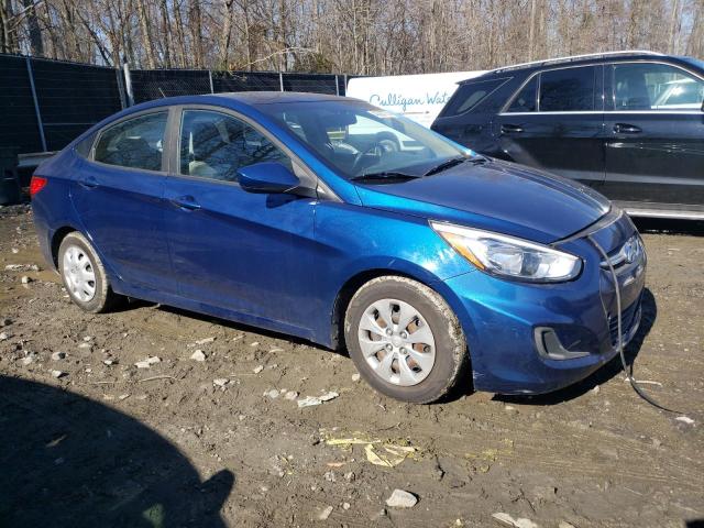 KMHCT4AE3HU331449 - 2017 HYUNDAI ACCENT SE BLUE photo 4