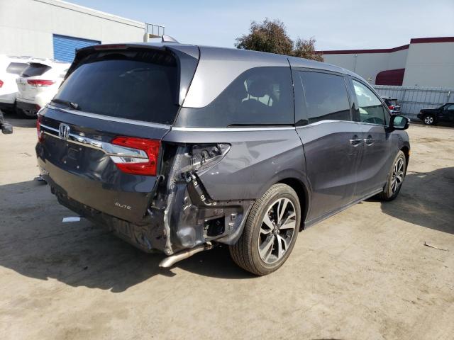 5FNRL6H98KB077661 - 2019 HONDA ODYSSEY ELITE Gris foto 3
