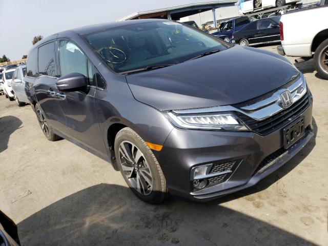 5FNRL6H98KB077661 - 2019 HONDA ODYSSEY ELITE GRAY photo 4