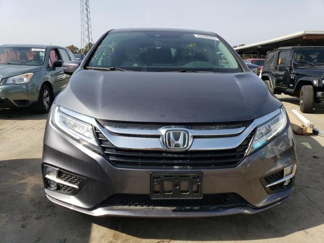 5FNRL6H98KB077661 - 2019 HONDA ODYSSEY ELITE GRAY photo 5