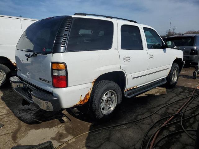 1GNEK13T35J115843 - 2005 CHEVROLET TAHOE K1500 WHITE photo 3