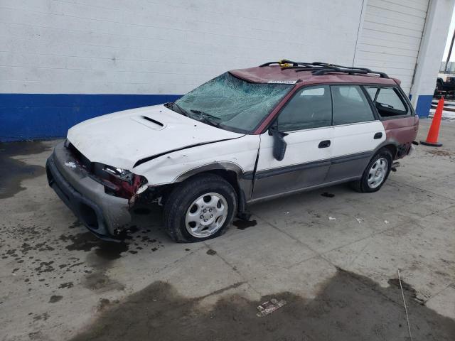 4S3BG6855V7619344 - 1997 SUBARU LEGACY OUTBACK RED photo 1