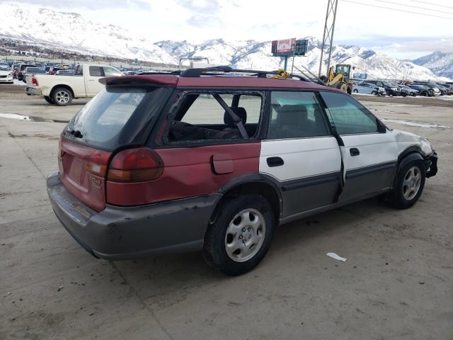 4S3BG6855V7619344 - 1997 SUBARU LEGACY OUTBACK RED photo 3