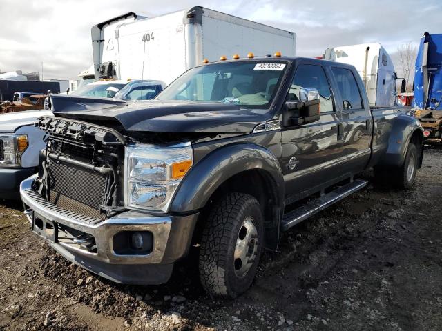 1FT8W3DT3GEA79555 - 2016 FORD F350 SUPER DUTY CHARCOAL photo 1
