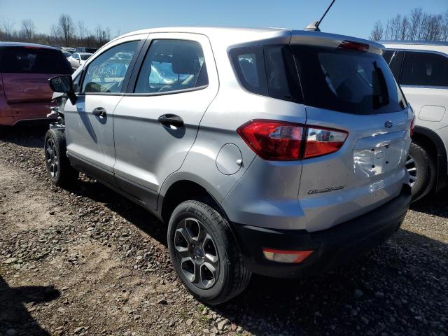 MAJ6S3FL2MC450914 - 2021 FORD ECOSPORT S SILVER photo 2